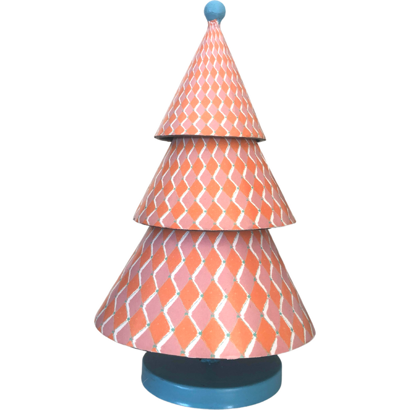 Metal Pattern Tree | Pink