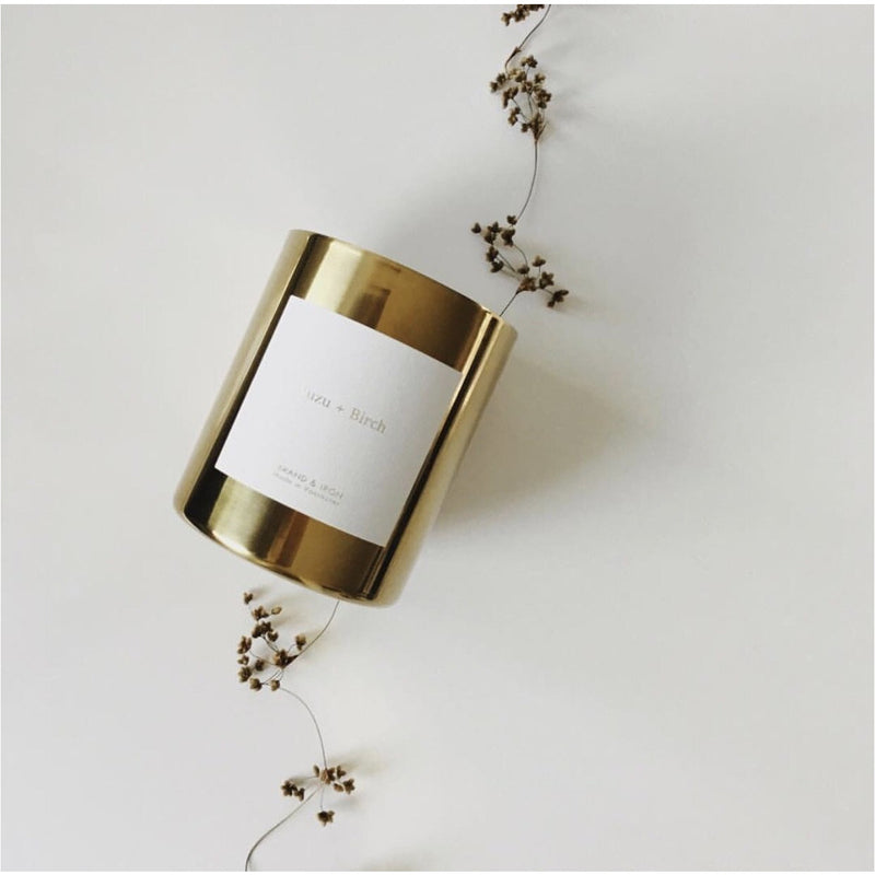 Gold Series Soy Wax Candles | Sandalwood + Lavender