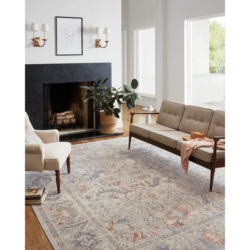 Rosemarie Rug 05 | Chris Loves Julia x Loloi | Oatmeal / Lavender