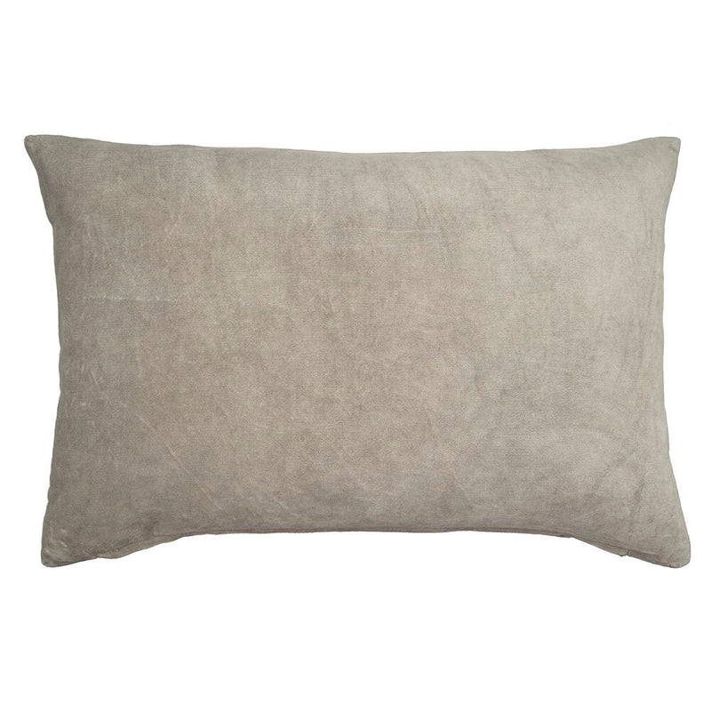 Vera Velvet Pillow | Dove Grey