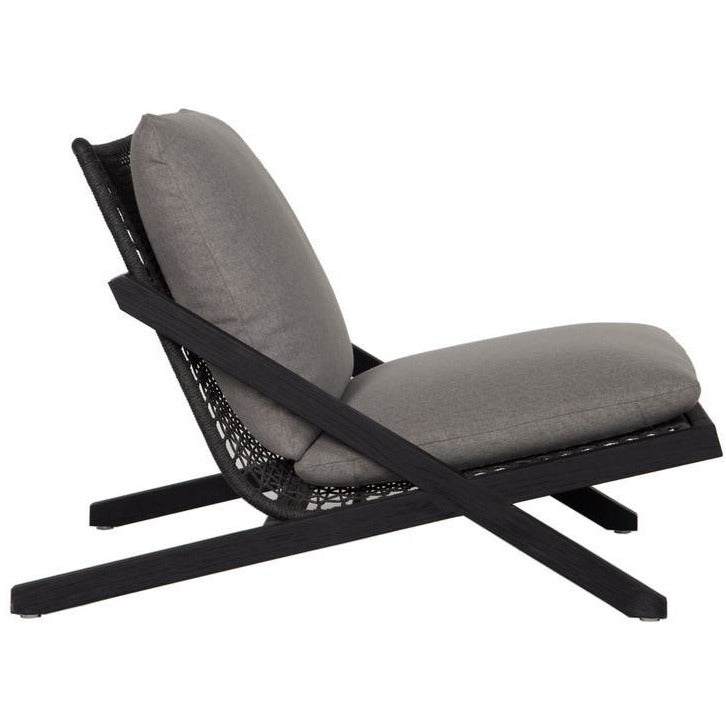 Bali Outdoor Lounge Chair | Charcoal Gracebay Grey