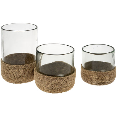 Jute Weave Candle Holder