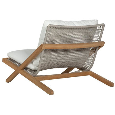 Bali Outdoor Lounge Chair | Natural Regency White
