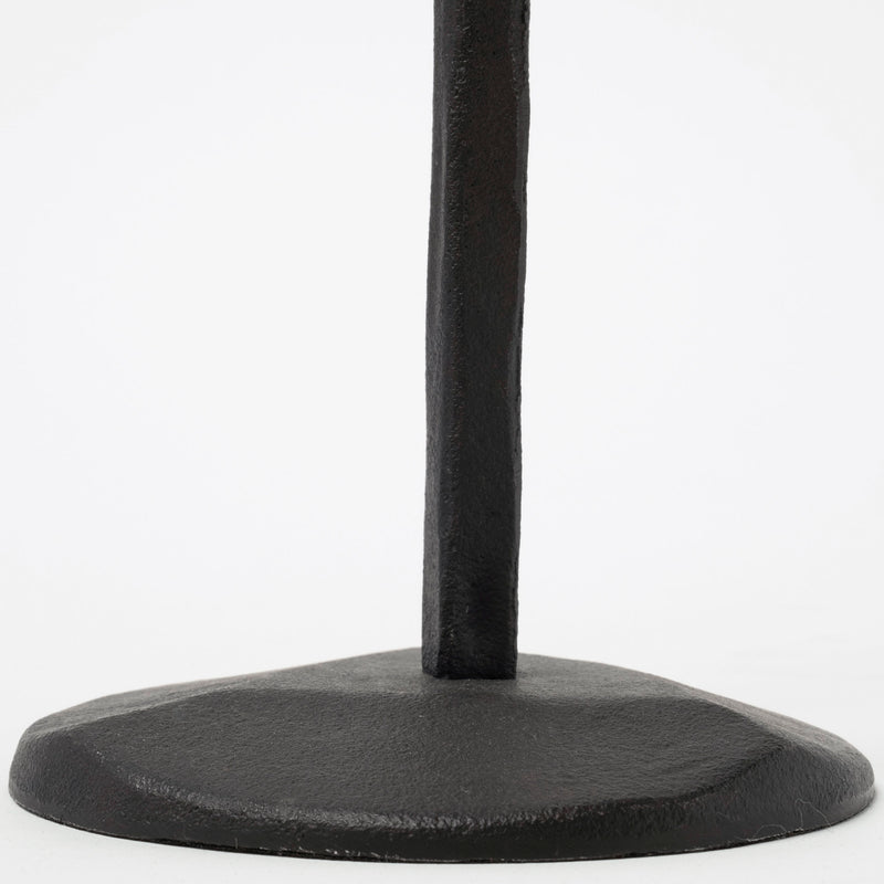 Lennon Black Metal Candle Holder | Small