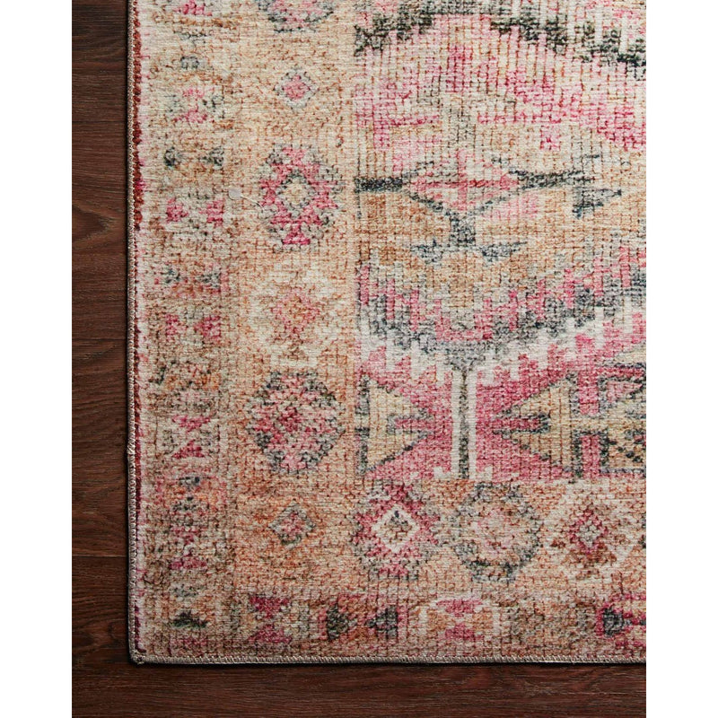 Layla Rug 17 | Pink/Lagoon