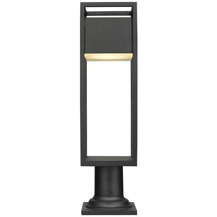Barwick LED Pier Mounted Outdoor Lantern | Small
