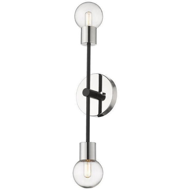 Neutra 2-Light Wall Sconce | Polished Nickel