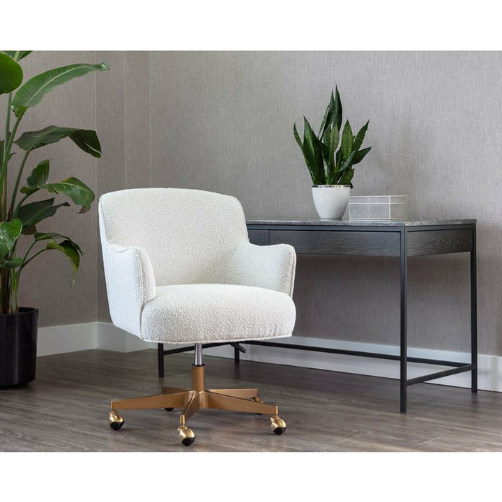 Kaltrina Office Chair I Copenhagen White Modern Komfort Canada