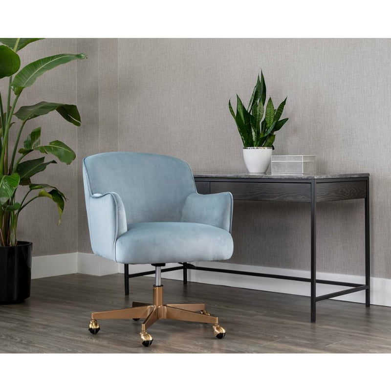 Kaltrina Office Chair I Cornflower Blue Sky