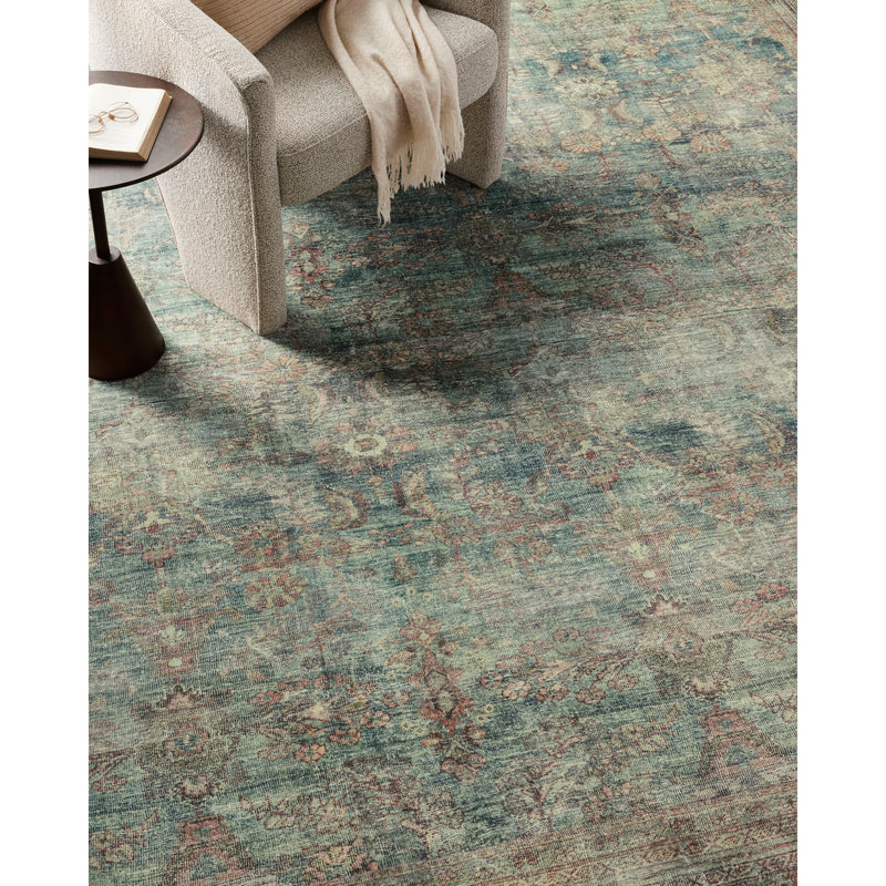 Banks Rug 01 | Magnolia Home by Joanna Gaines x Loloi | Ocean / Spice
