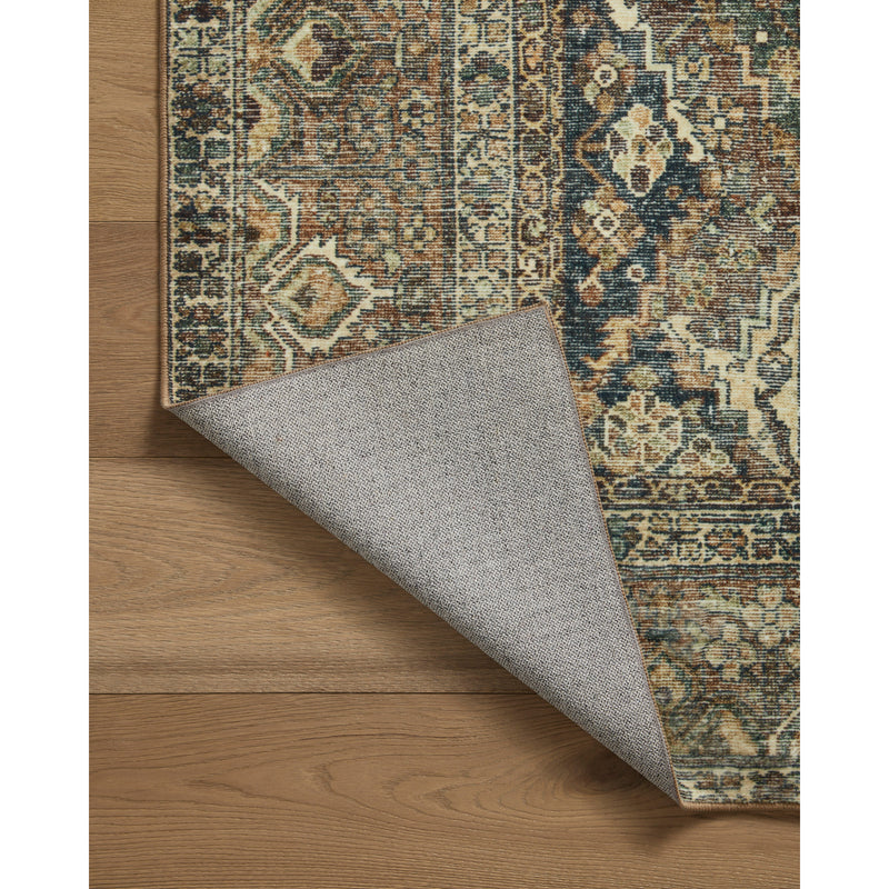 Banks Rug 05 | Magnolia Home by Joanna Gaines x Loloi | Spice / Blue