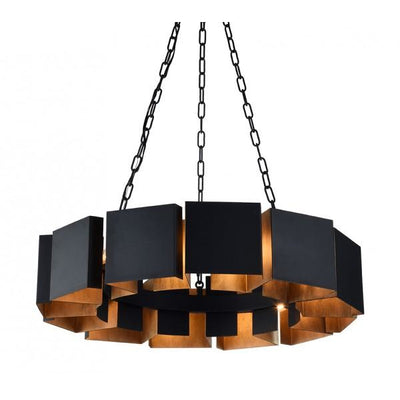 Mattone 12-Light Pendant | Matte Black