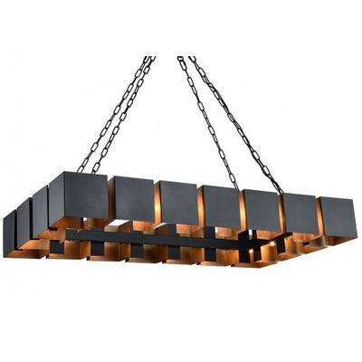 Mattone 18-Light Pendant | Matte Black