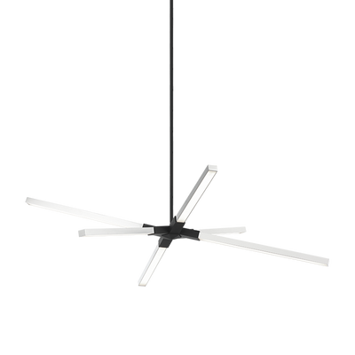 Asterisk 6-Light Pendant | Chrome
