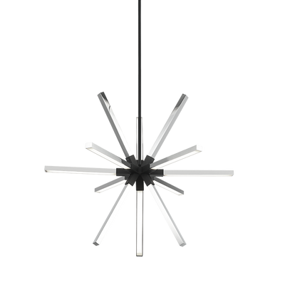 Asterisk 12-Light Pendant | Chrome