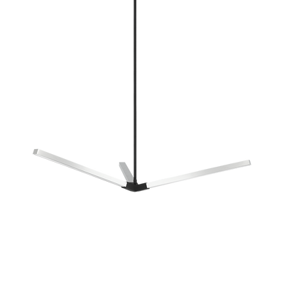 Asterisk 3-Light Pendant | Extra-Large/Chrome