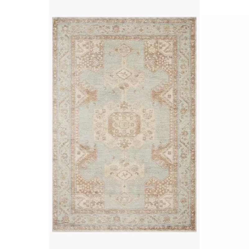 Carlisle Rug 01 | Magnolia Home by Joanna Gaines x Loloi | Seafoam / Taupe