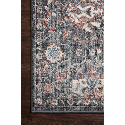 Cassandra Rug 03 | Charcoal / Rust