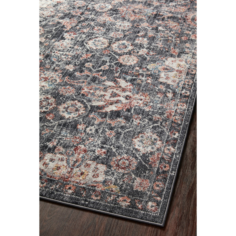 Cassandra Rug 03 | Charcoal / Rust