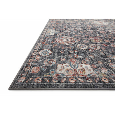 Cassandra Rug 03 | Charcoal / Rust