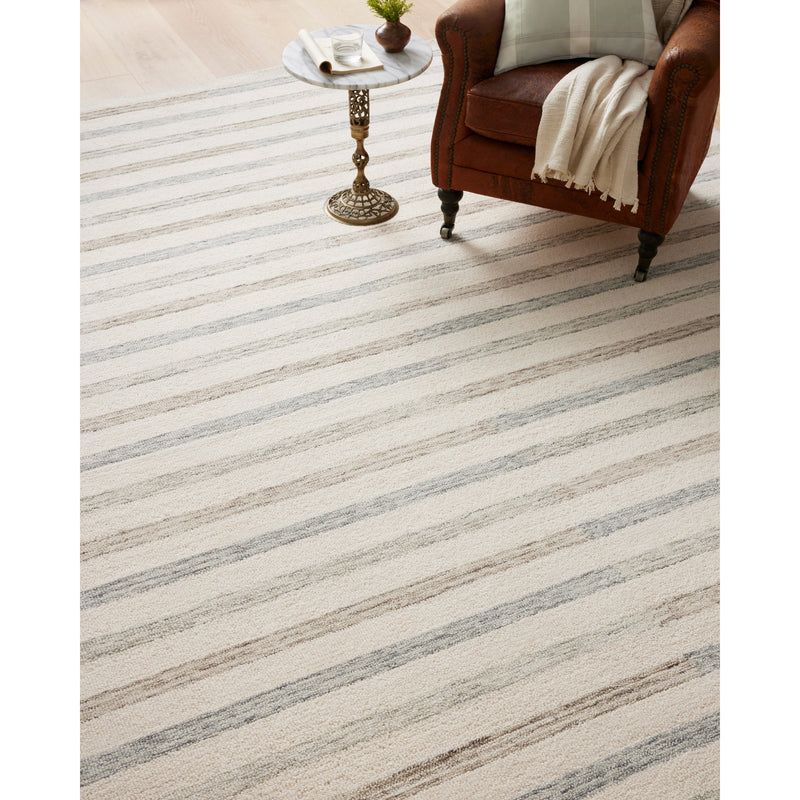 Chris Rug 05 | Chris Loves Julia x Loloi | Ivory / Slate