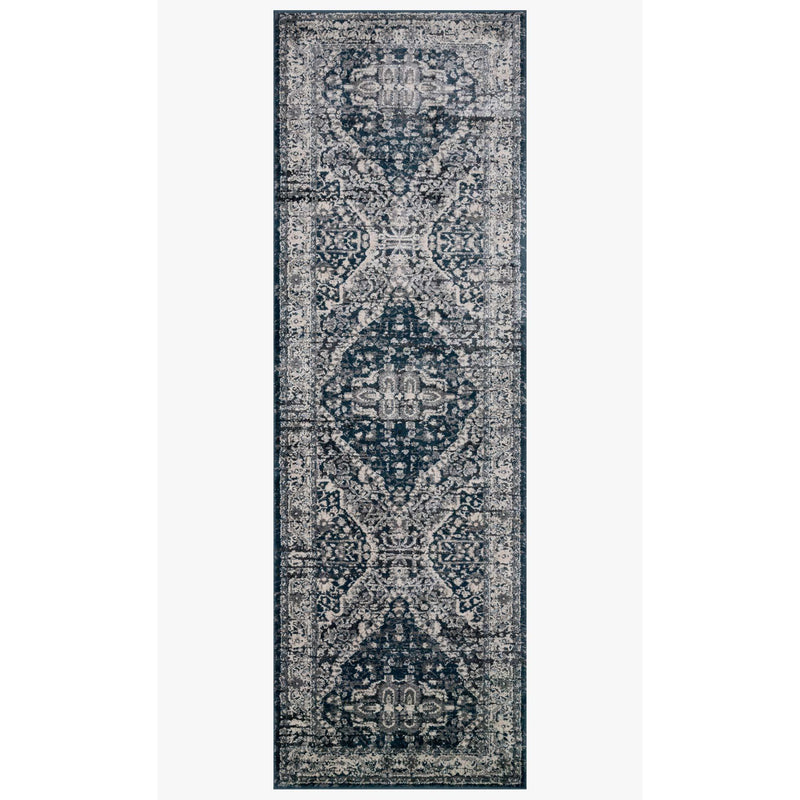 Everly Rug 02 | Magnolia Home by Joanna Gaines x Loloi | Grey / Midnight
