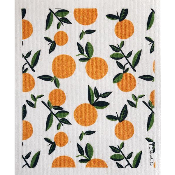 Sponge Cloth | Citrus Orange