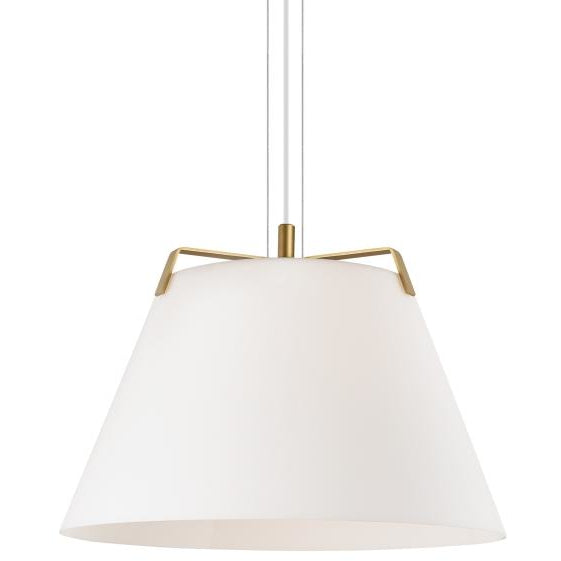 Devin LED Pendant | Frosted Glass