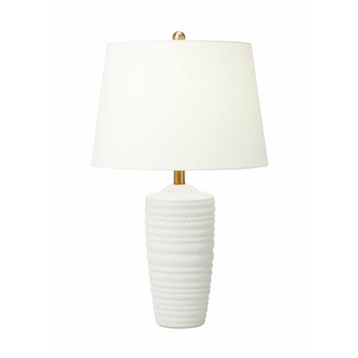 Waveland Table Lamp | Porous White