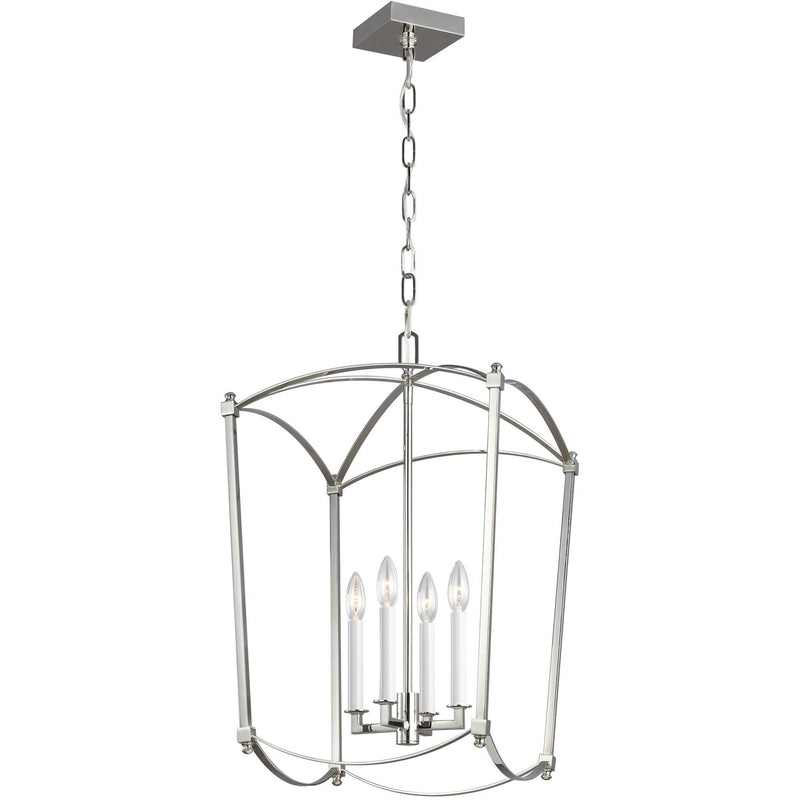 Thayer Pendant | Medium 4 Light Polished Nickel