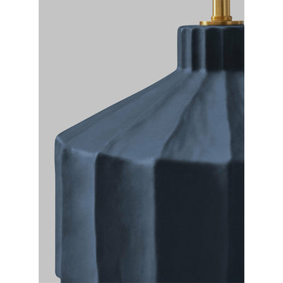 Veneto Table Lamp | Matte Medium Blue Wash