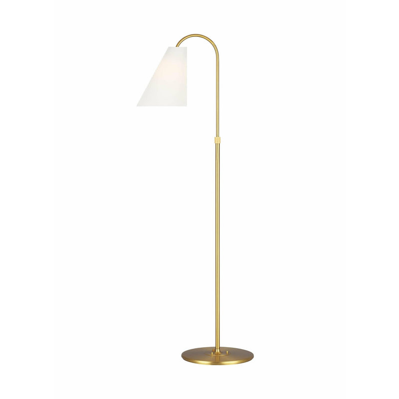 Signoret Task Floor Lamp | Burnished Brass