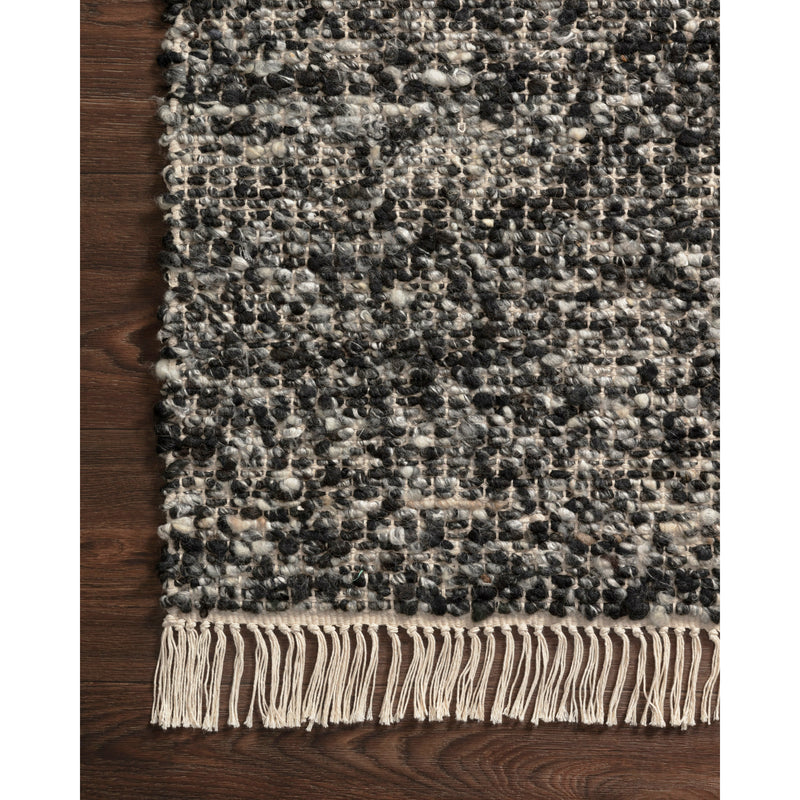 Hayes Rug 01 | Magnolia Home by Joanna Gaines x Loloi | Onyx / Silver