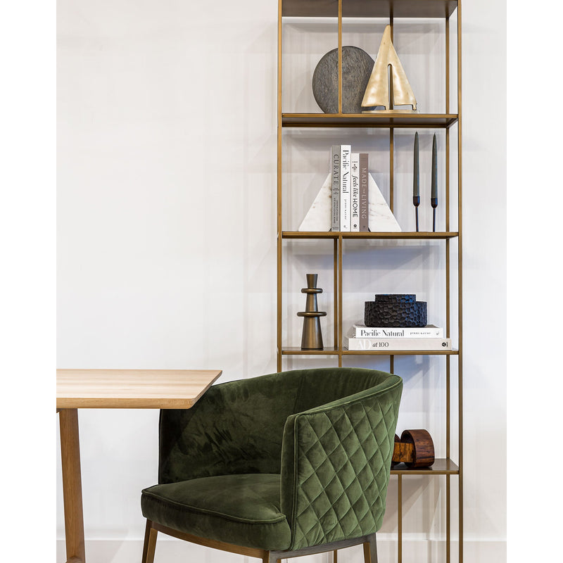 Corine Dining Chair | Forest Green