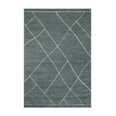 Logan Rug 01 | Magnolia Home by Joanna Gaines x Loloi | Slate / White