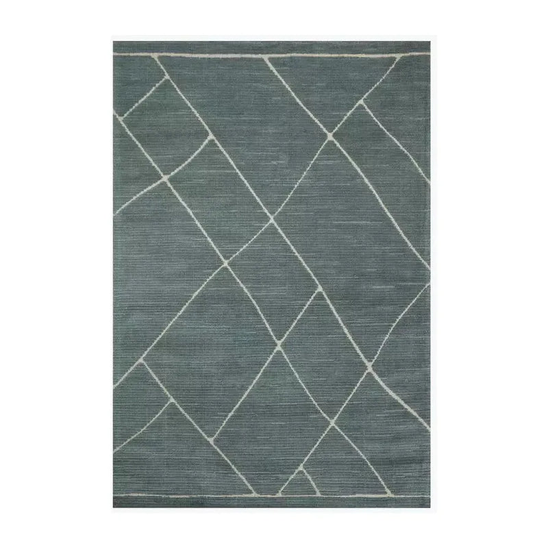 Logan Rug 01 | Magnolia Home by Joanna Gaines x Loloi | Slate / White