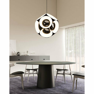 Magellan LED Pendant | Black/White