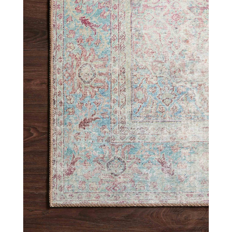 Wynter Rug 04 | Red/Teal