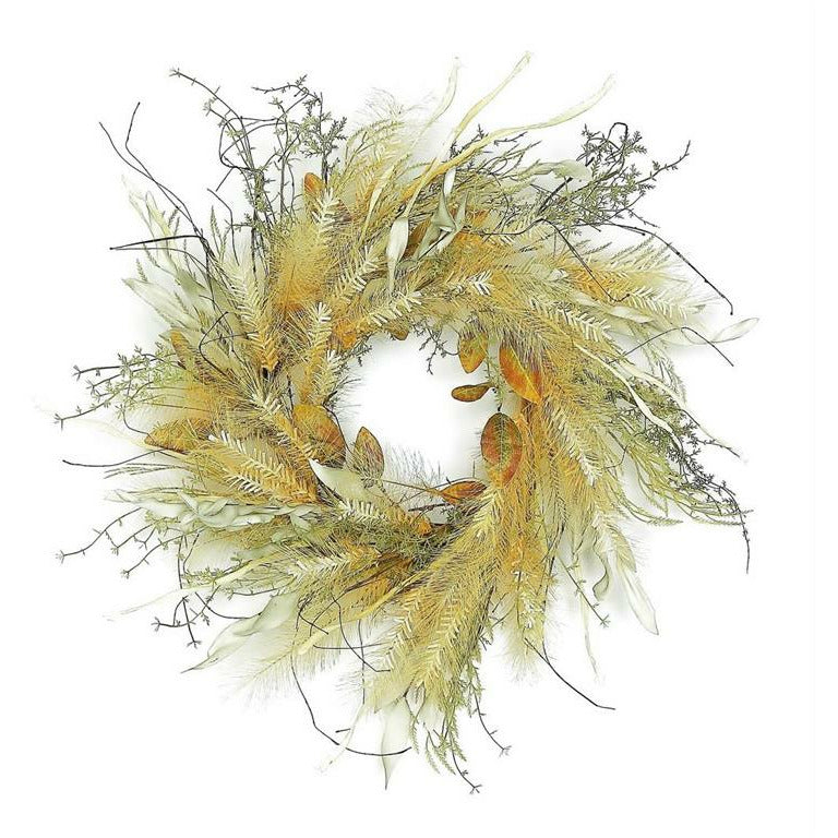 Pampas and Dried Grass Wreath