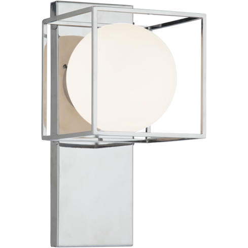 Squircle 1-Light Wall Sconce | Chrome