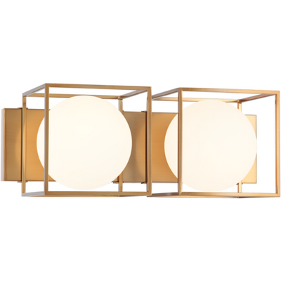 Squircle 2-Light Wall Sconce | Gold