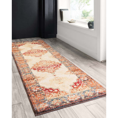 Isadora Rug 04 | Antique Ivory / Sunset