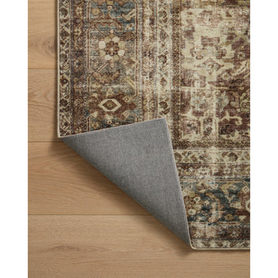 Sinclair Rug 01 | Magnolia Home by Joanna Gaines x Loloi | Rust / Lagoon