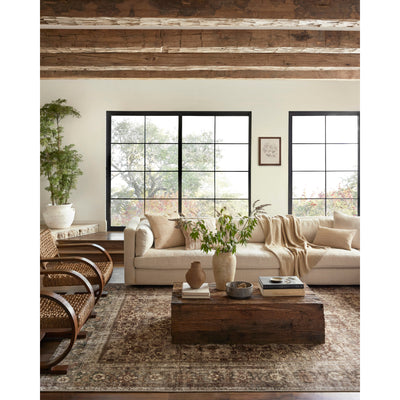 Sinclair Rug 01 | Magnolia Home by Joanna Gaines x Loloi | Rust / Lagoon