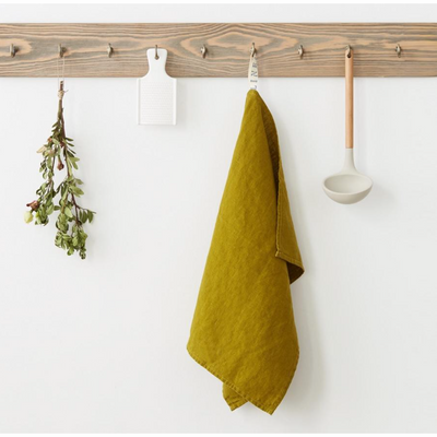 Linen Kitchen Towel | Moss Green