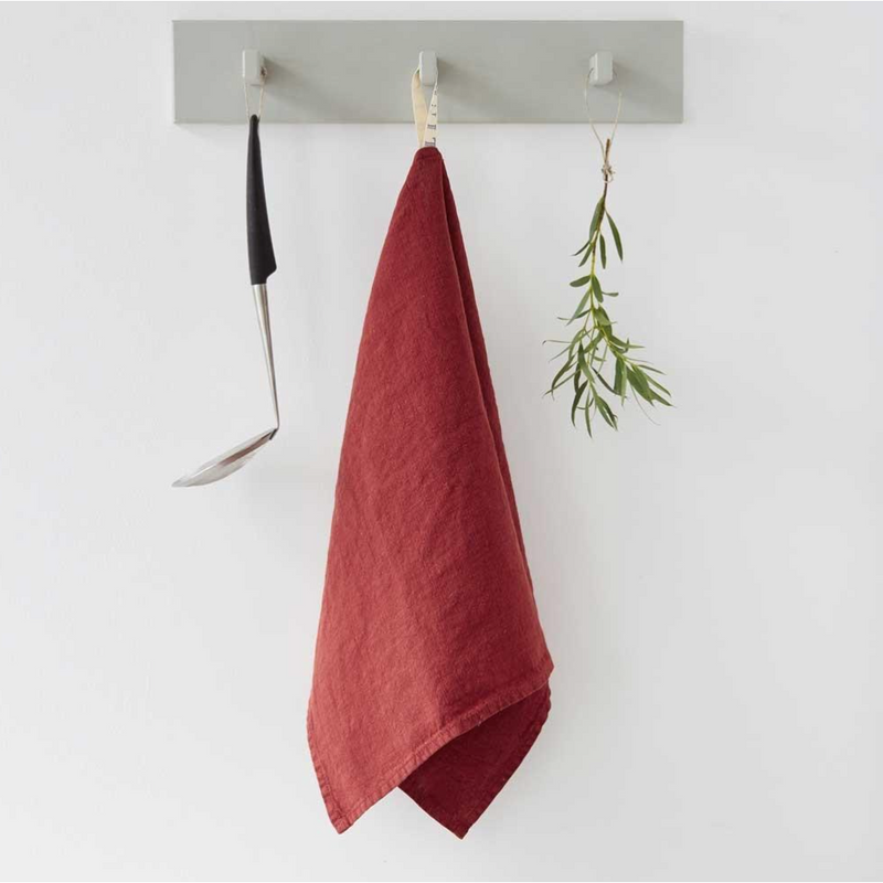 Linen Kitchen Towel | Red Pear