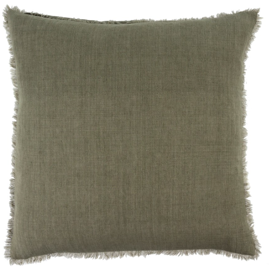 Lina 24x24 Linen Pillow | Laurel