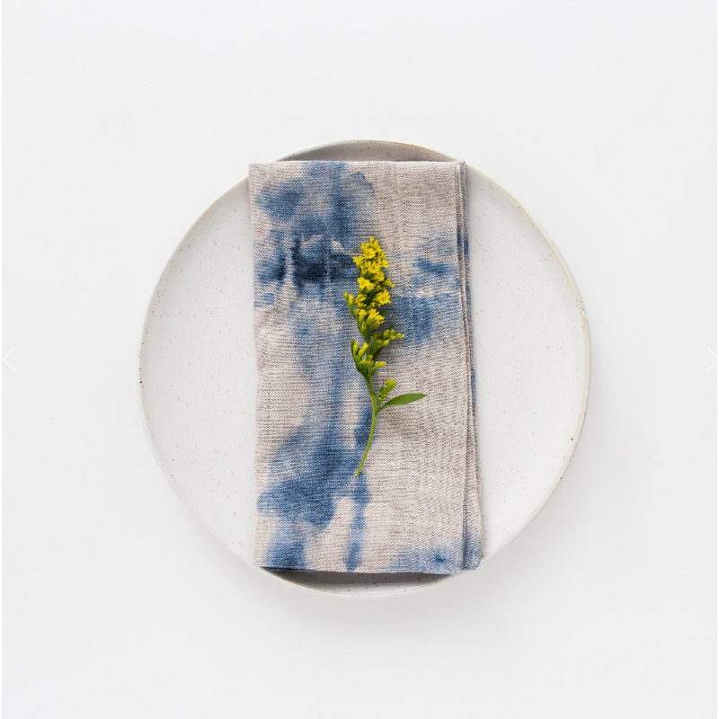 Linen Napkins | Tie Dye on Natural (Set of 2)