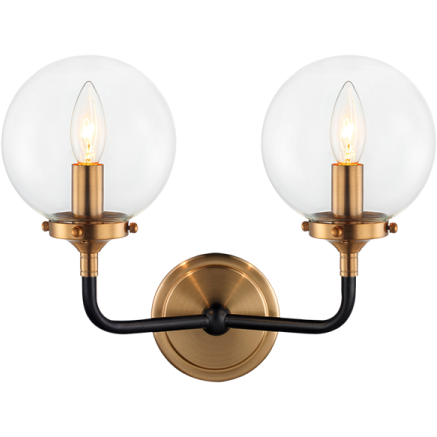 Particles 2-Light Wall Sconce