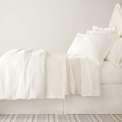 Washed Linen Ivory Quilt